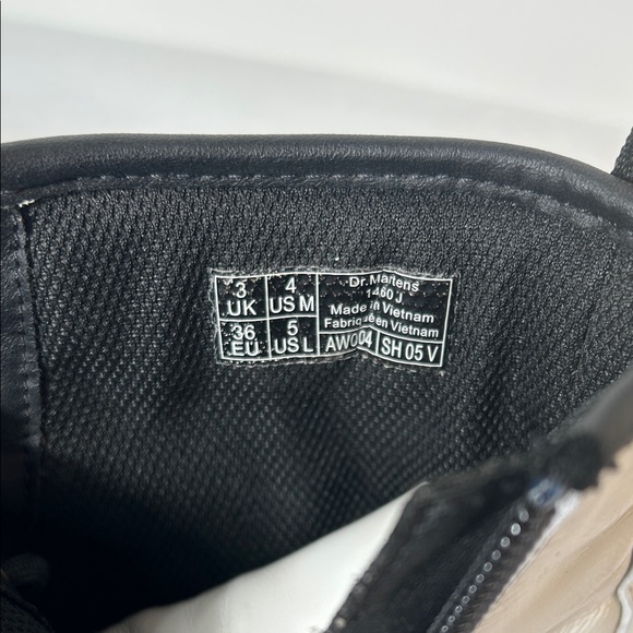 Dr. Martens Girl’s White Combat Boots - Picture 6 of 6